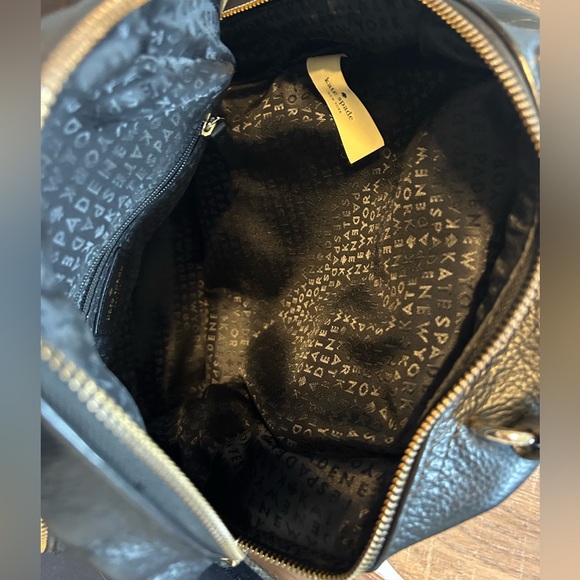 Black Kate spade leather backpack purse - Picture 5 of 10